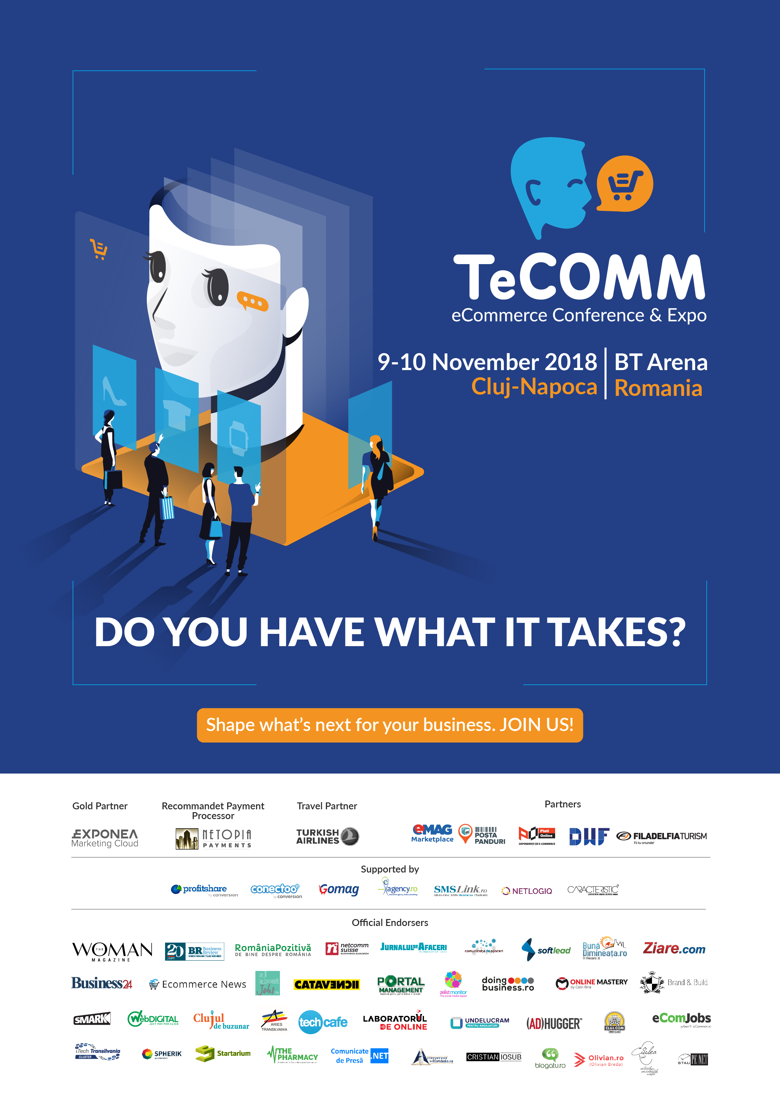 TeCOMM 2018: Cum cresti rata de conversie cu 20% in eCommerce
