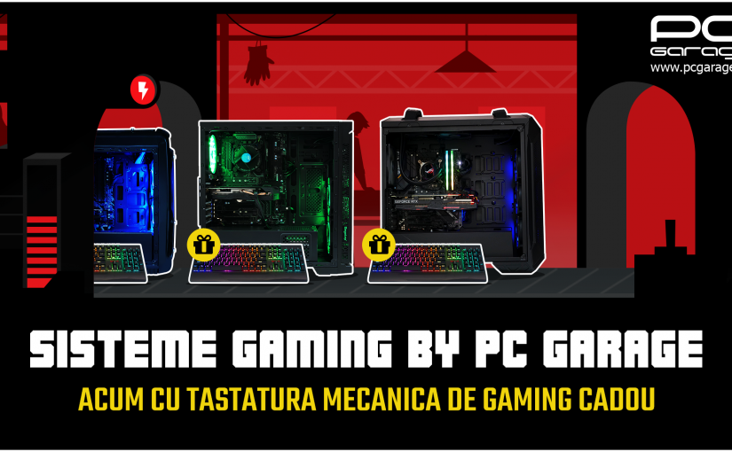 PC Garage oferă tastatură mecanica cadou la toate sistemele sale de gaming