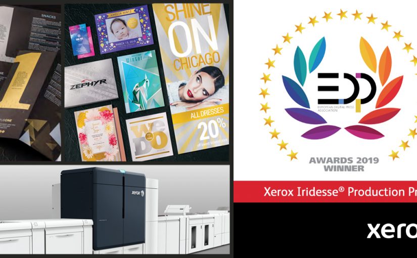 Presa Xerox Iridesse castiga premiul pentru inovatie in productia digitala acordat de European Digital Press Association