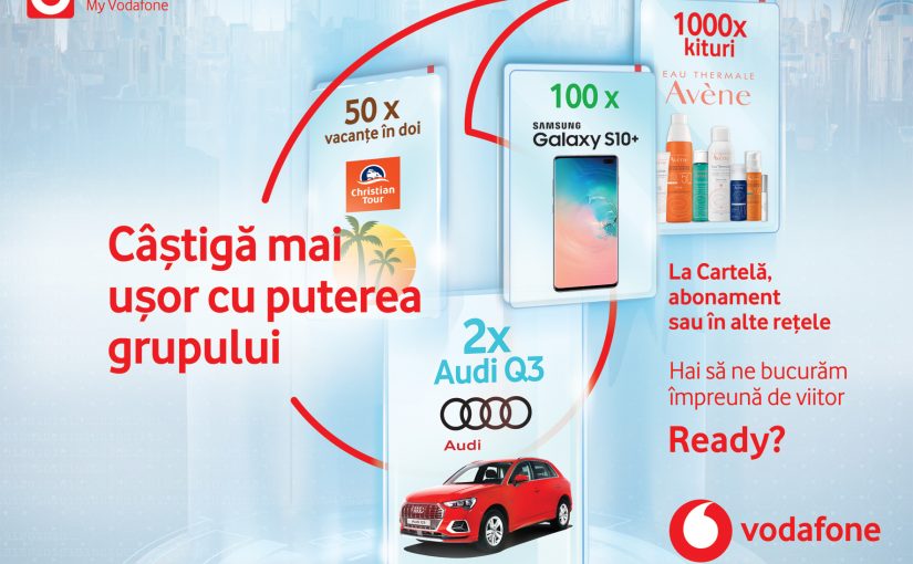 Vodafone continua sa rasplateasca utilizatorii, indiferent de reteaua  mobila, cu milioane de premii